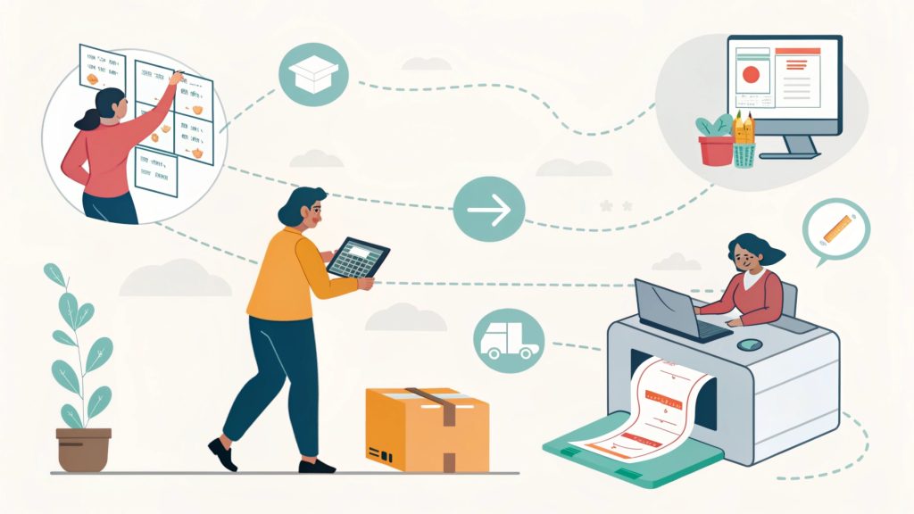 Qué es el Print on Demand en la práctica
