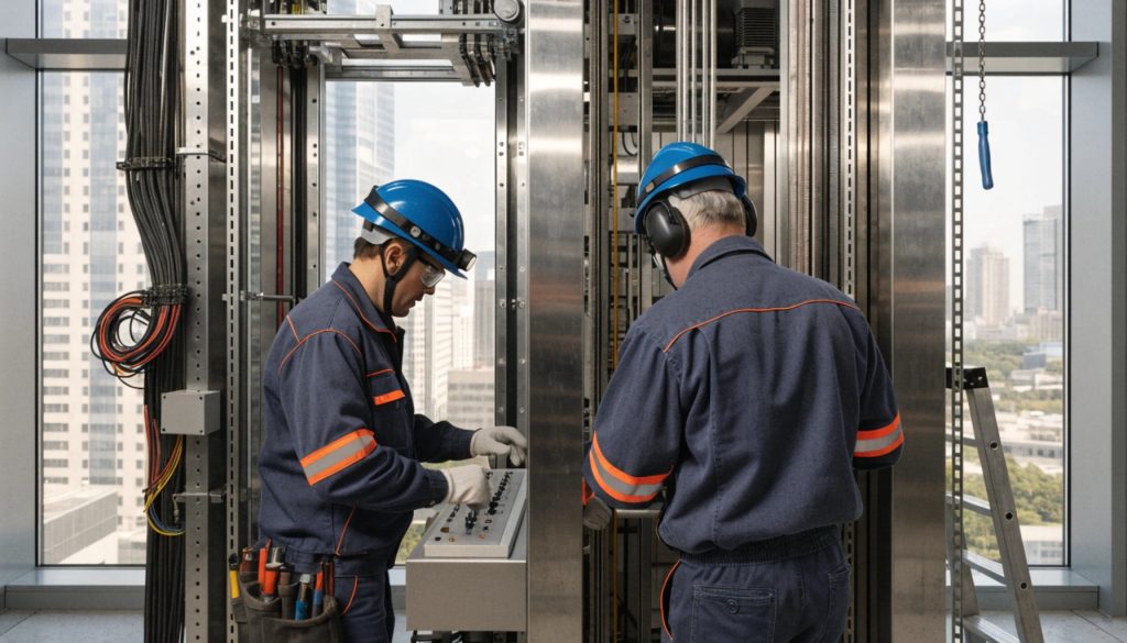 En qué consiste el trabajo de técnico de ascensores