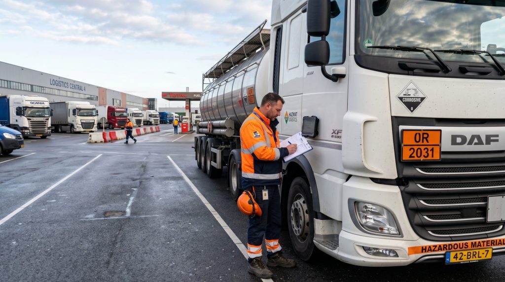 Cómo trabajar como conductor de mercancías peligrosas