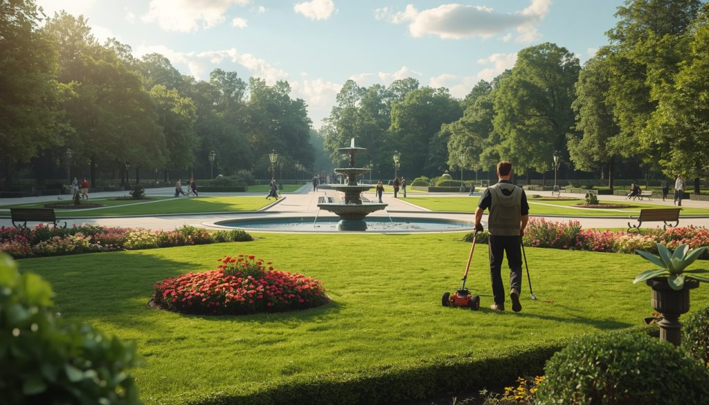 trabajo en jardinería