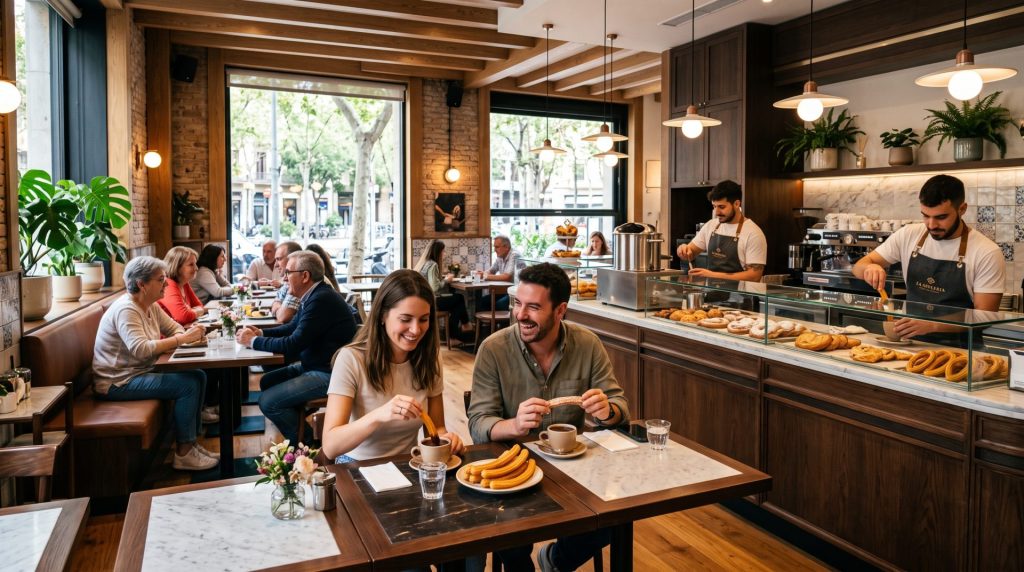 Cafetería churrería