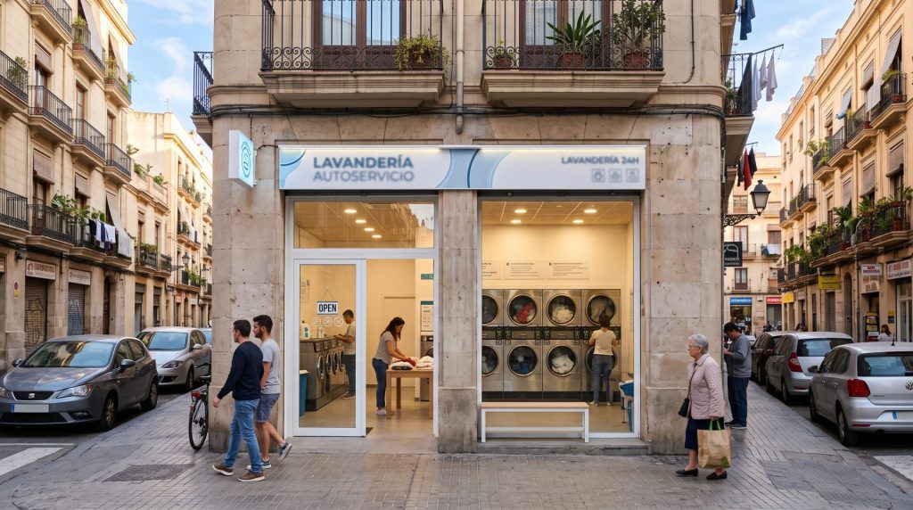 Lavandería autoservicio