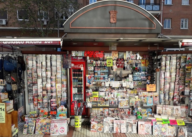 Kiosco de prensa en España