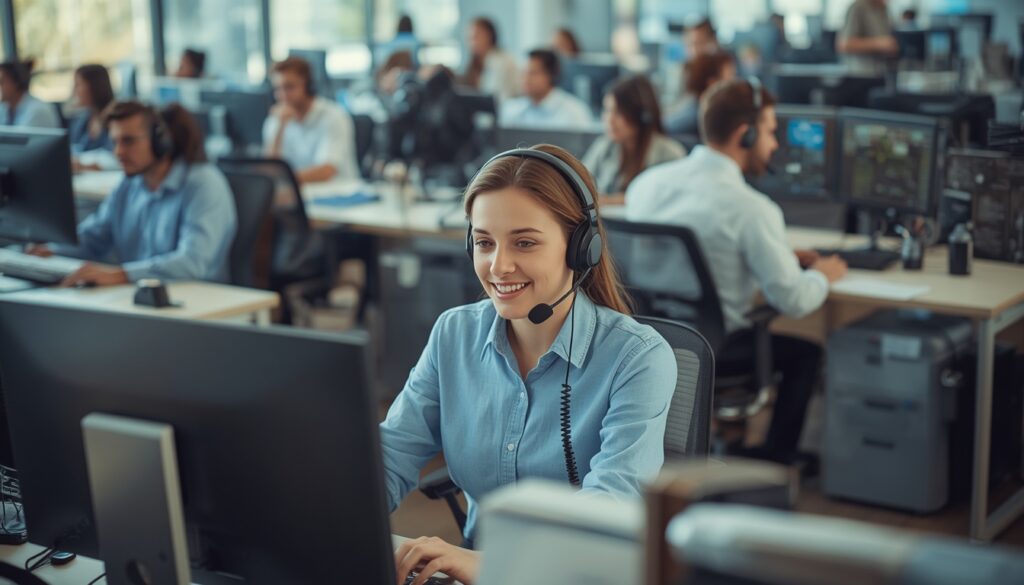 trabajar de teleoperador
