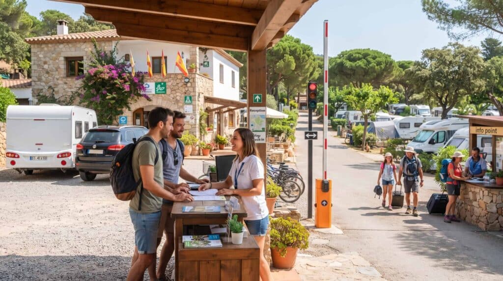 campamento de turismo