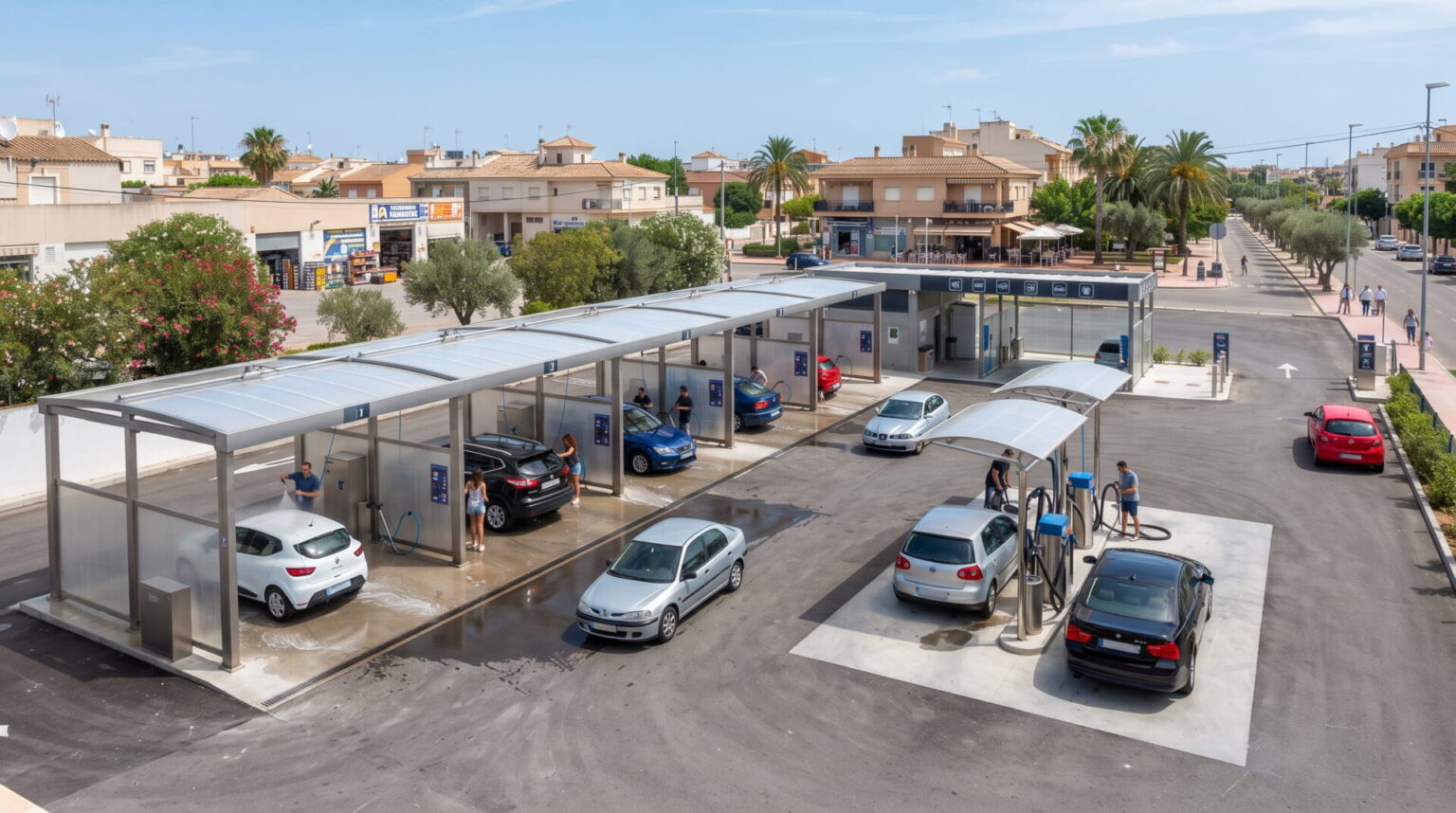 Lavadero de coches autoservicio en España