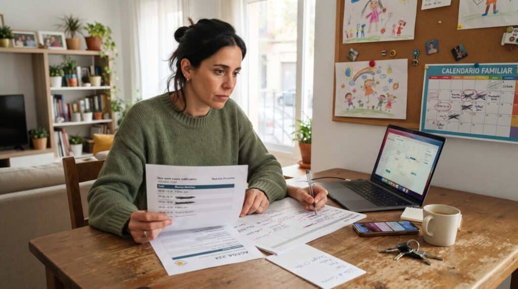 pueden cambiarme el horario de trabajo