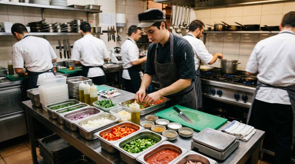 trabajo de ayudante de cocina sin experiencia